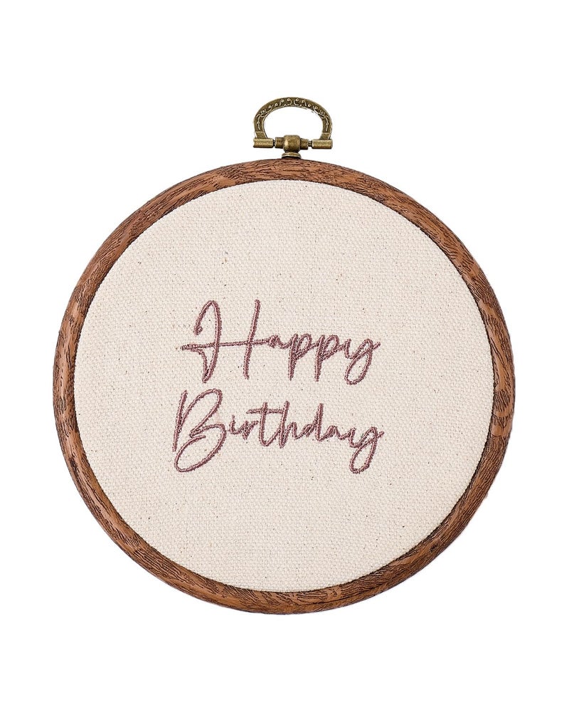 LIWOFLY Baby Monthly Milestone Markers Disc, Happy Birthday Decoration for Infant Room, Wooden Announcement Sign, Birthday Signs, Shower Gift, Reusable Photo Props (Small Brown Text) - Image 1